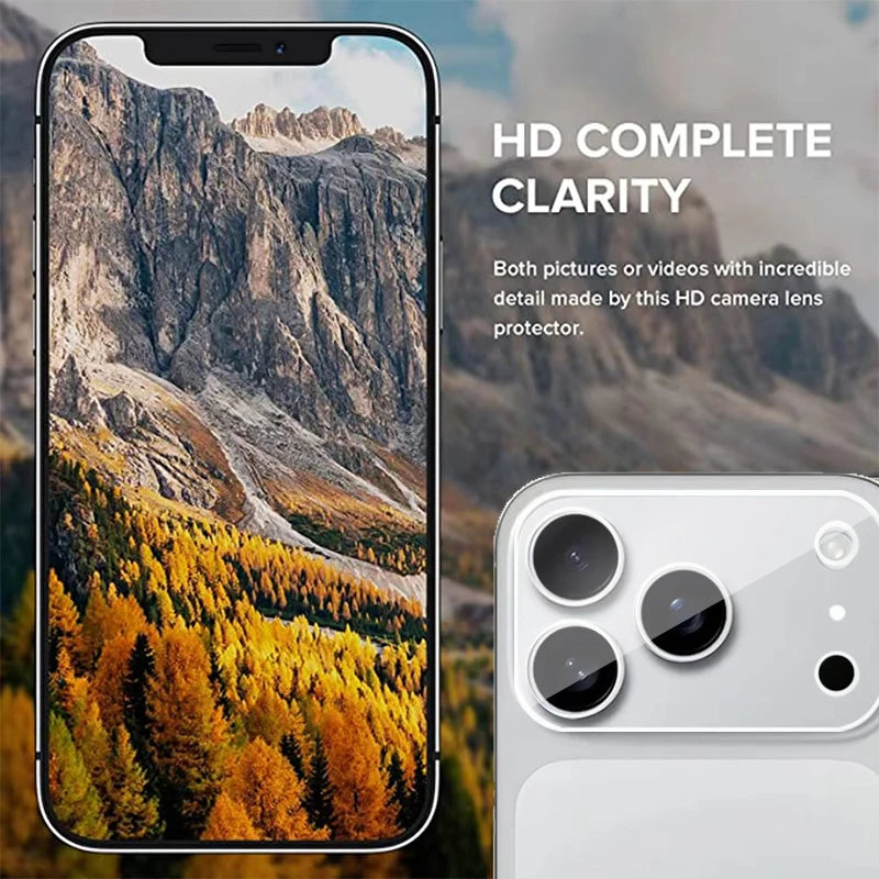 4PCS Camera Lens Protector for iPhone 18 Pro Max Duo Lens Protective HD Tempered Glass for iPhone Air 16 15 14 17 Pro Max Plus