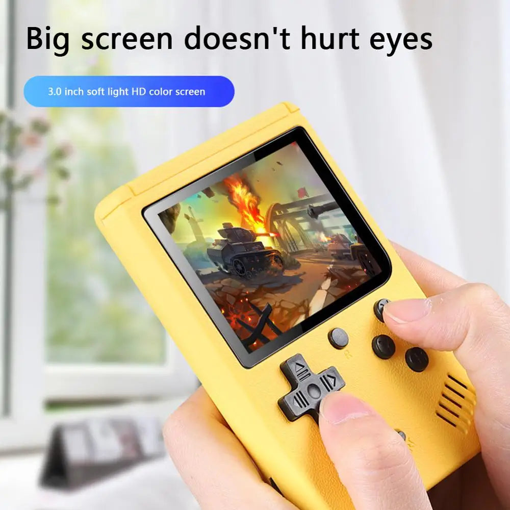 MINI Juegos Consola de videojuegos portátil retro de 8 bits con pantalla LCD a color de 3,0 pulgadas para niños
