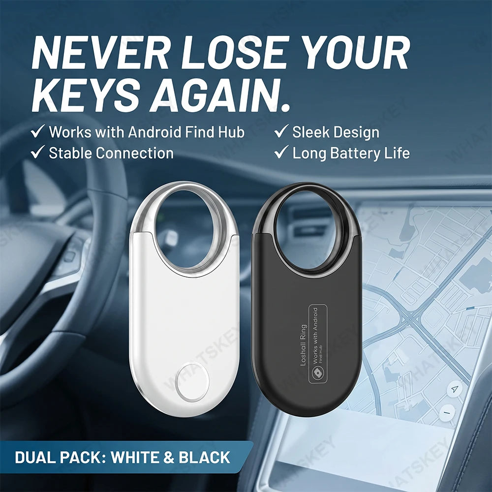 GPS Tracker for Samsung Android Tracker Work with Google Find My Bluetooth Locator Finder Global Positioning Anti-lost Smart Tag