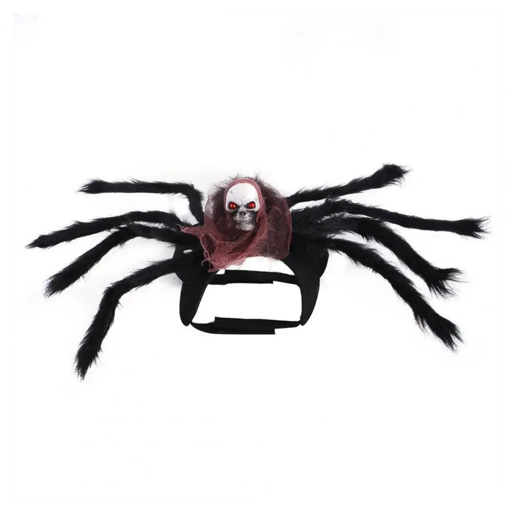 Funny Costumes for Halloween Halloween Pet Outfits for Small to Dogs Pet Spider Costume for Cats Dogs Halloween Skull Face