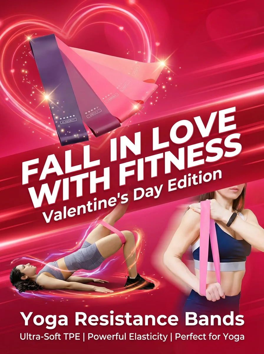 5PCS TPE Resistance Bands, Loop Bands Set for Glute Building & Yoga, 5 Different Levels, Soft & Elastic Fitness Gift