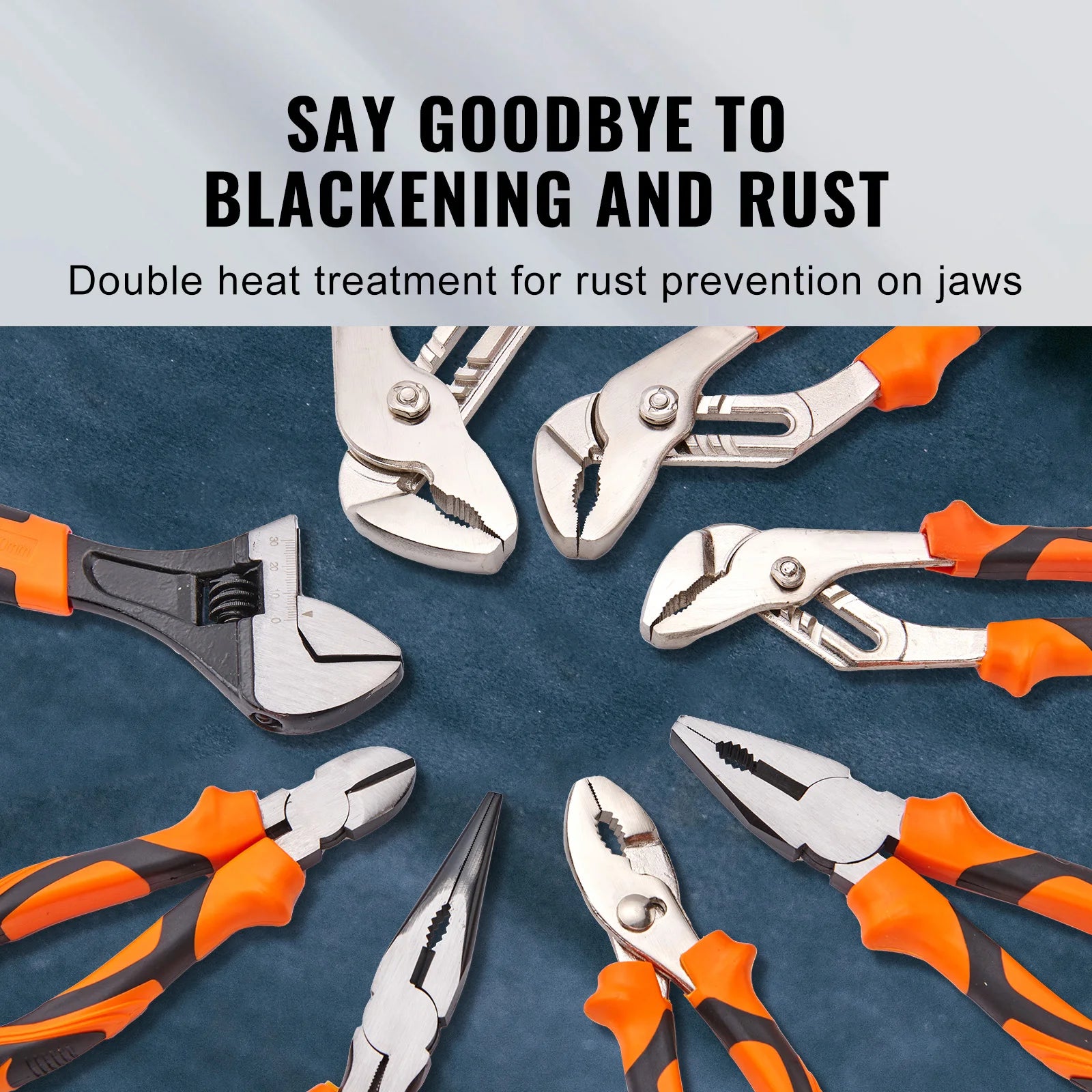 8-Piece Pliers Set - Professional Tool Kit with Bag