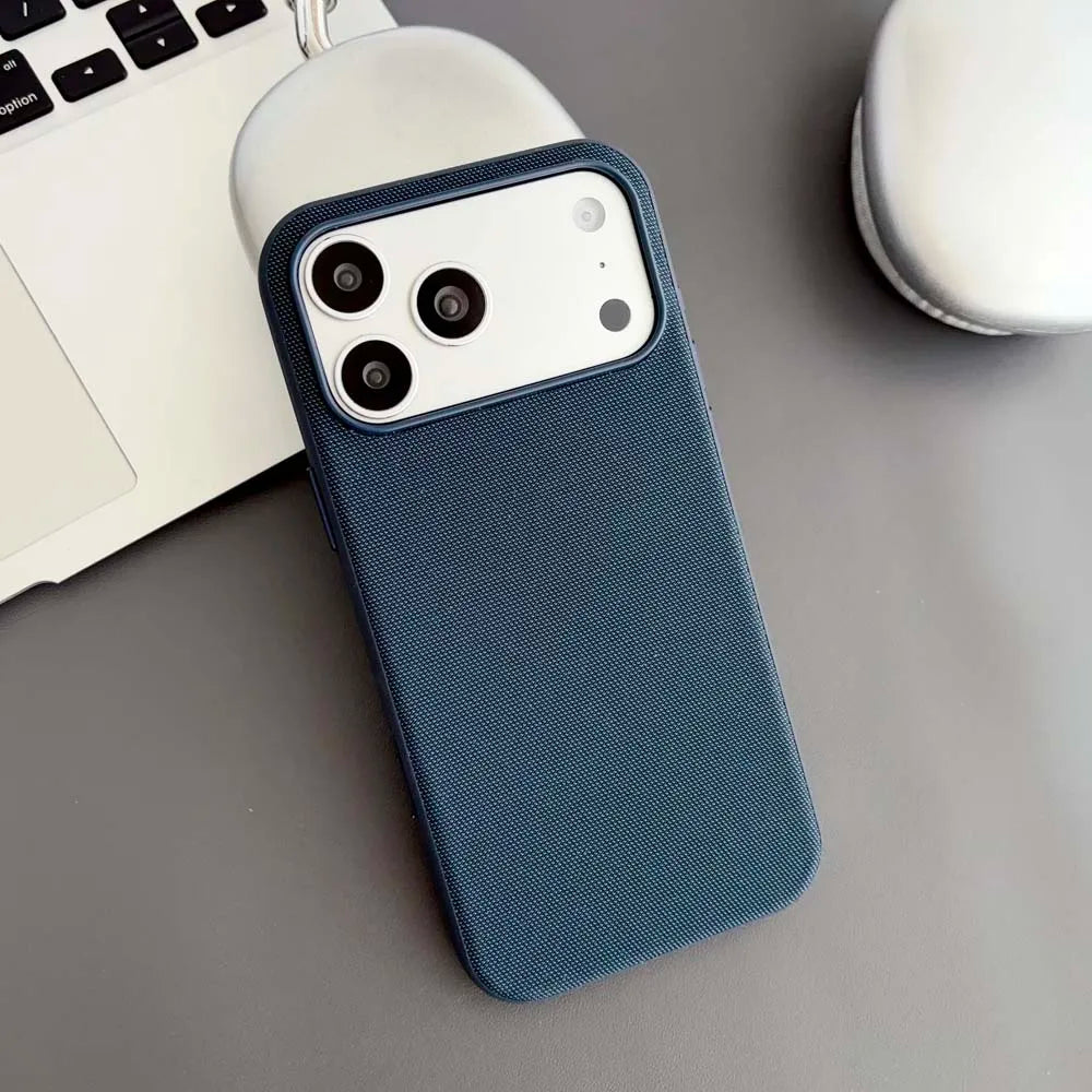 Magnetic TechWoven Phone Case For iPhone 18 17 Air 16 15 14 13 Pro Max Tech Woven For Magsafe Wireless Charging Shockproof Cover