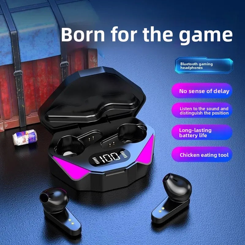 True Wireless Earbuds, Mini Couple In-Ear Headphones, Sports Stereo Bass, HD Call, Gaming, Universal for Android iOS Phones