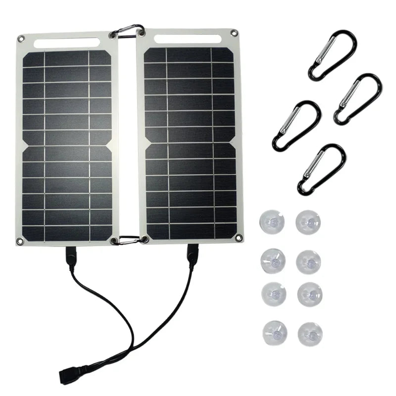 Portable 25-35W Solar Panel. Waterproof, for Outdoor Hiking/Camping. USB Mobile Phone Charging Bank & Battery Charger.