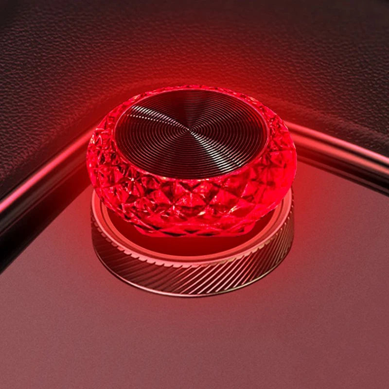 Luz ambiental USB portátil para coche Mini LED Lámparas decorativas de atmósfera para el interior del coche Luz ambiental para ordenador Plug and Play