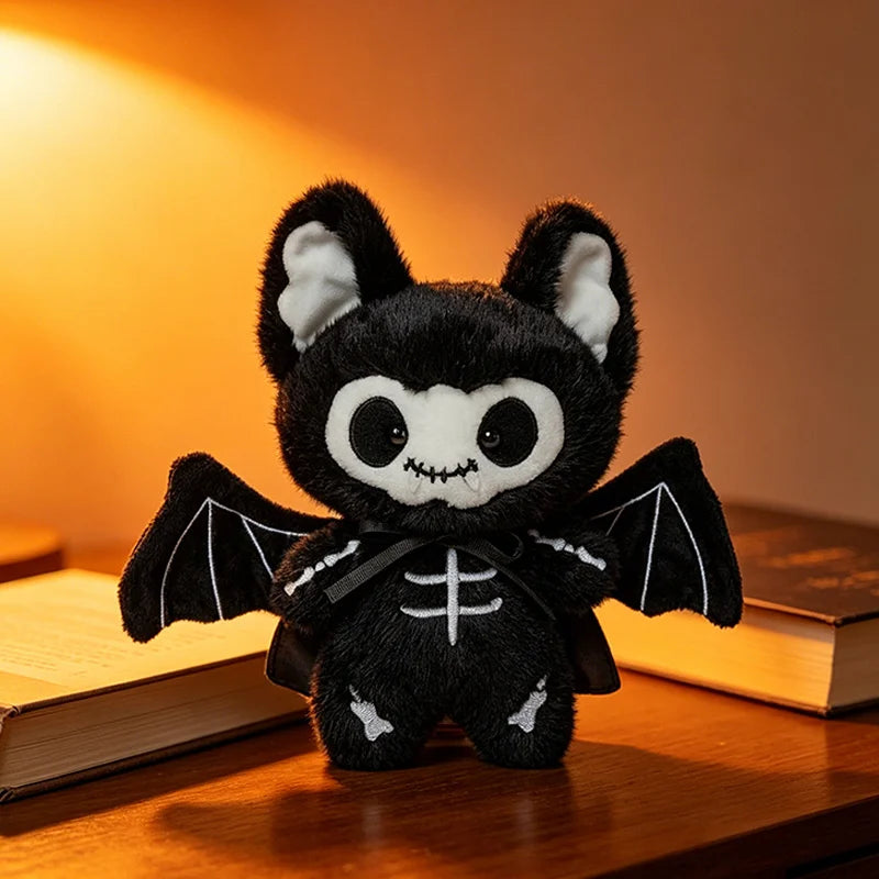 Juguete de peluche de Halloween, muñecos de fantasma, murciélago, calabaza y calavera de felpa suave, lindos peluches para niños, regalos de fiesta de Halloween y decoración del hogar