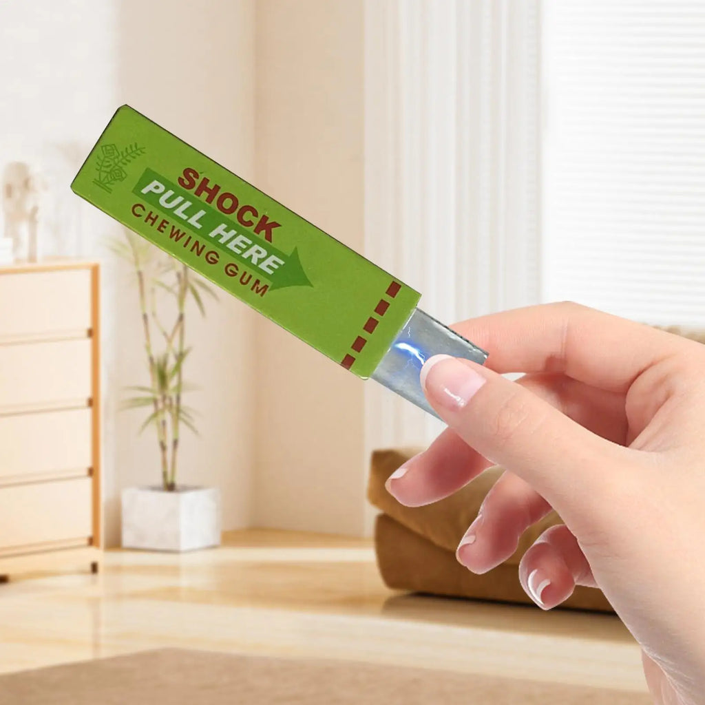Chewing Gum Shock Joke Gadget Electric Shocker Gum Funny Prank Toy Creative Shock Games April Fool's Day Prank Shocking Toy
