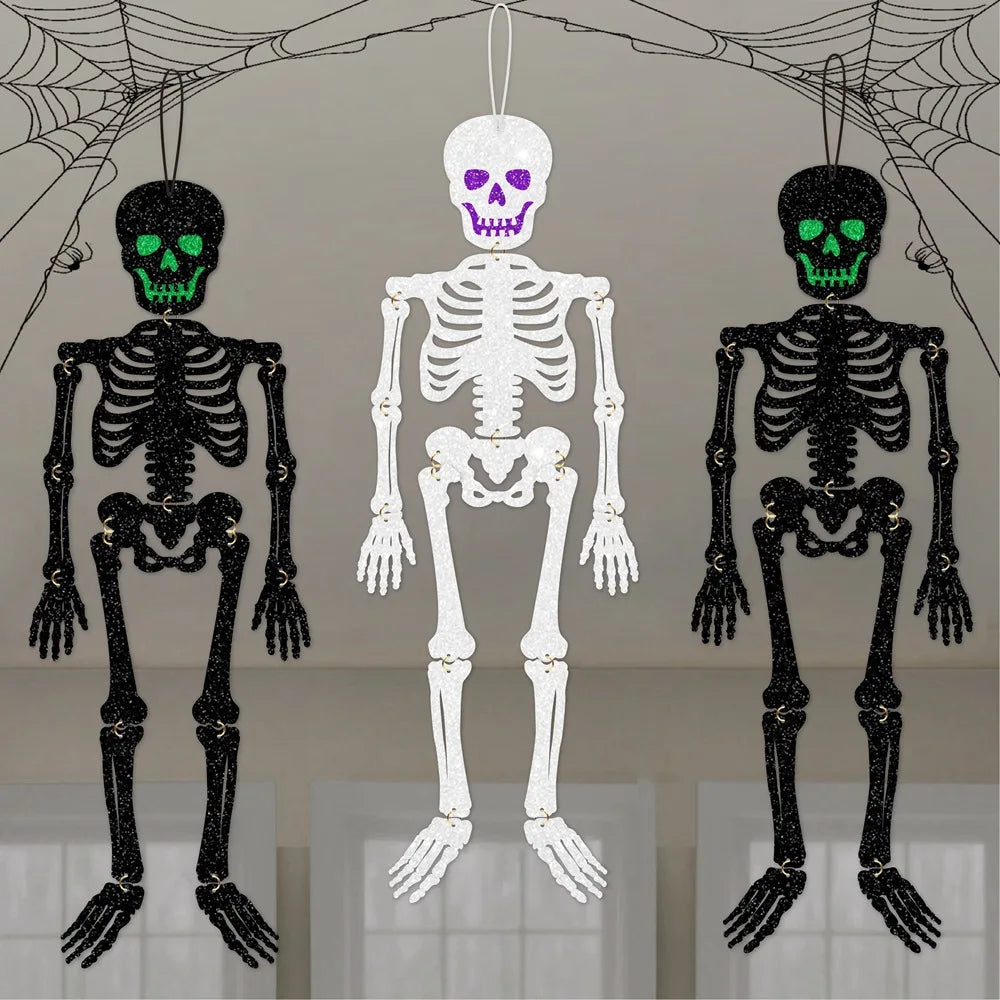 Halloween Decoration Skeleton Pendant Hanger Ghost Festival  House Wall Party Decoration
