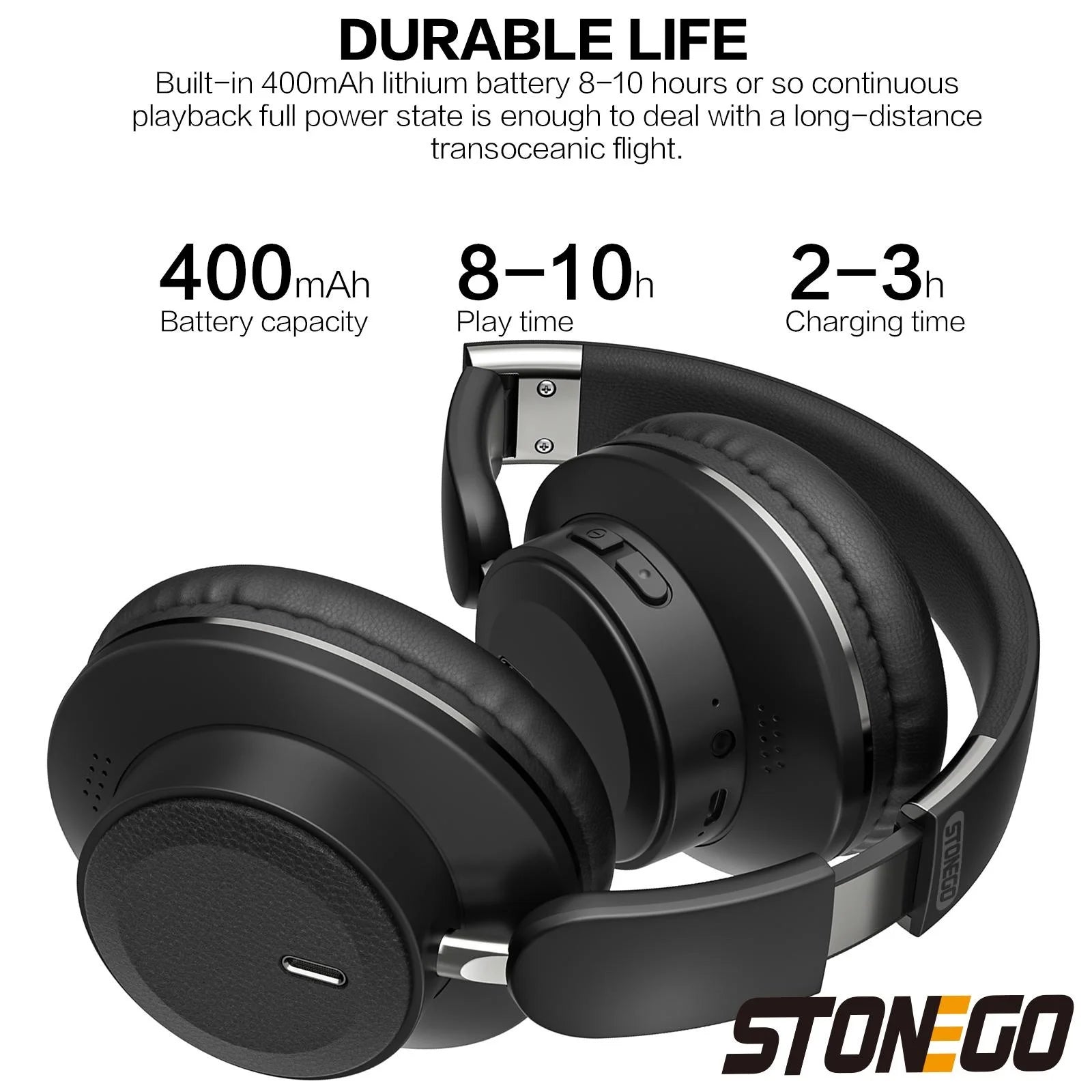 Bluetooth Headphones Wireless Headset Over Ear Foldable Portable Fashion Aesthetic Hi Fi Stereo Sound BT 5.3 Dual Mode Connectivity 24H Battery Fast Charging For Travel Gaming Music Streaming Photographers Students Commuters