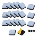20PCS Feet Glider Sliding Pads Home Furniture Sliders Furniture Gliders PTFE Square Floor Mover Pads For Household Hardware﻿