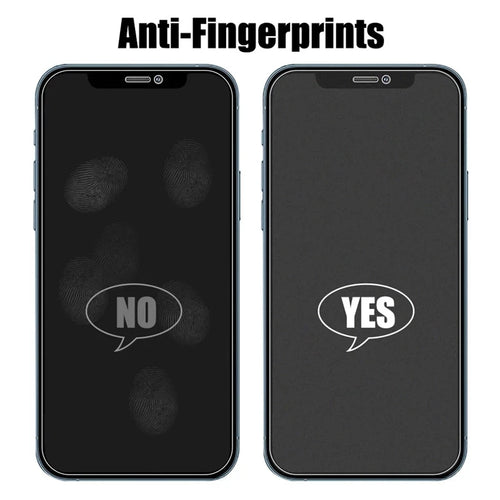 1-5Pcs Matte Tempered Glass For iPhone 17 16 15 14 13 12 11 Frosted Screen Protectors For iPhone 17 Pro Max 13 Mini Glass Film