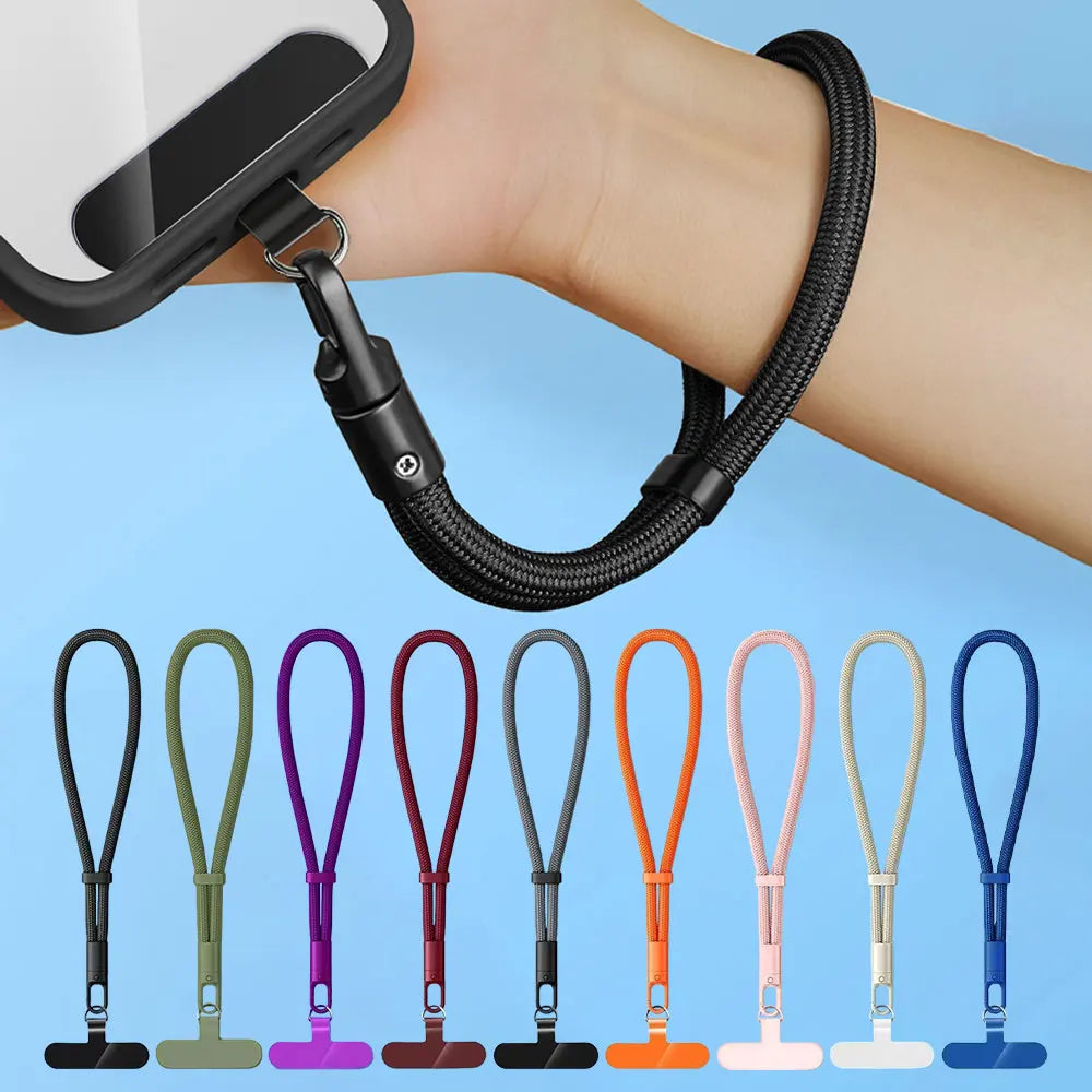 Universal Phone Lanyard with Clip Upgraded Anti-Drop 360° Rotation Adjustable Neck/Crossbody Strap for All Phone Cases