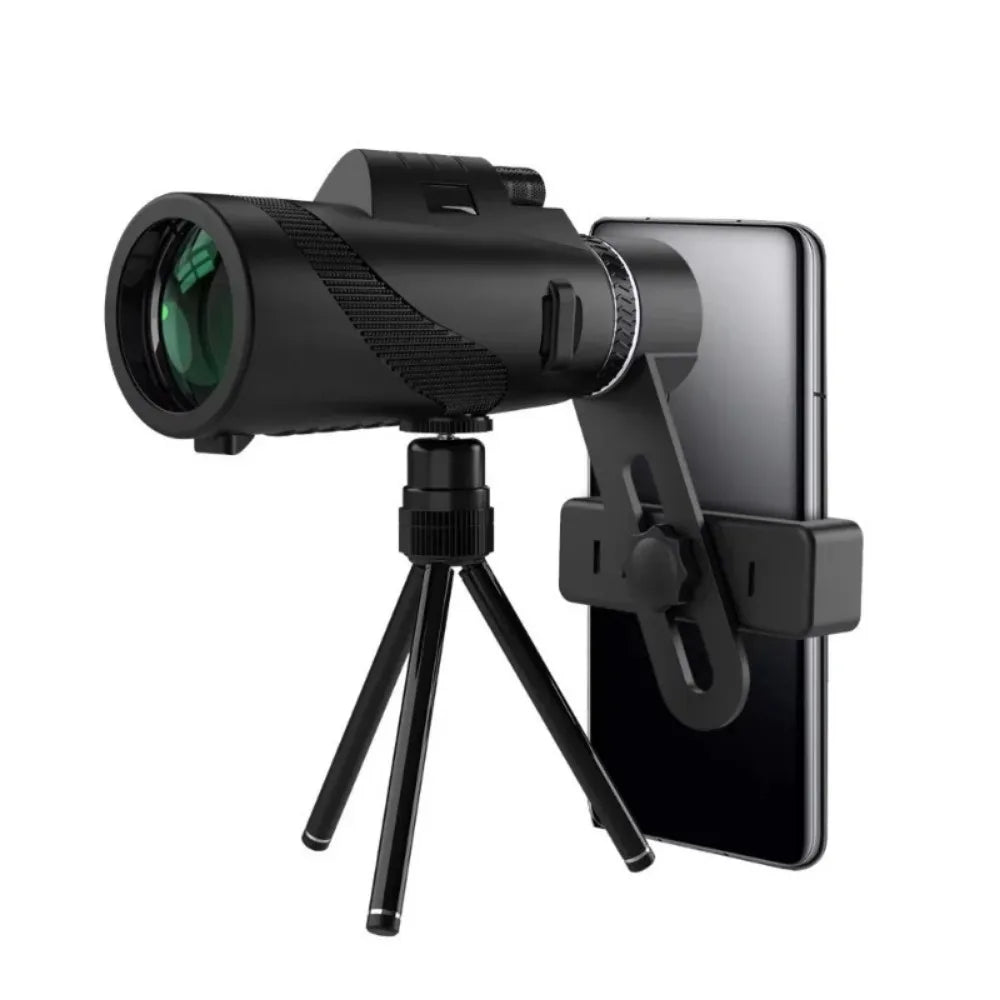 80x100 HD Zoom Portable Telescope Long Distance 5000M Folding Mini Powerful for Hunting Sports Outdoor Camping Travel
