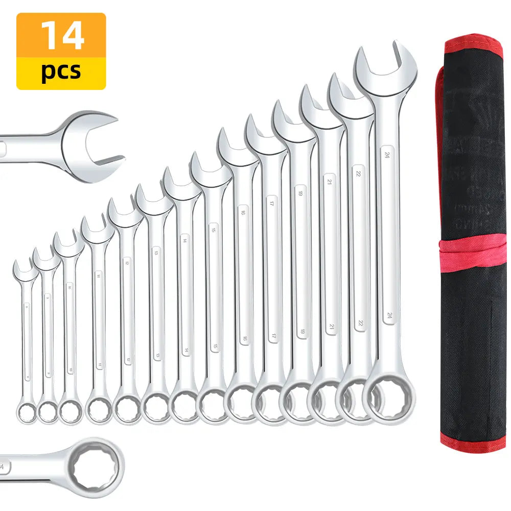 Multifunctional Wrench Set - 72-Tooth Ratchet Key Wrenches