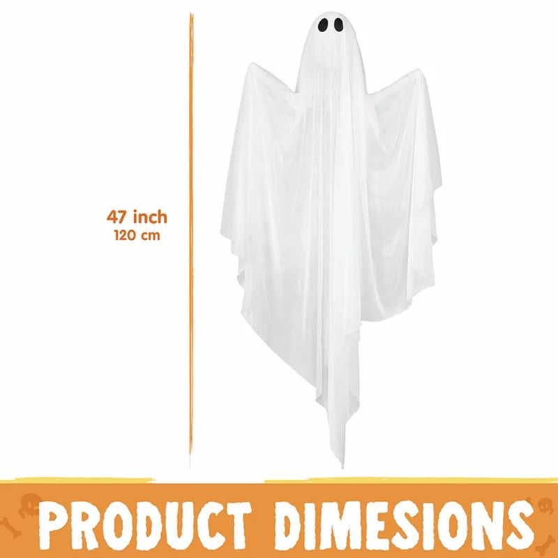 Floating Ghost LED String Light — Glowing Halloween Garland