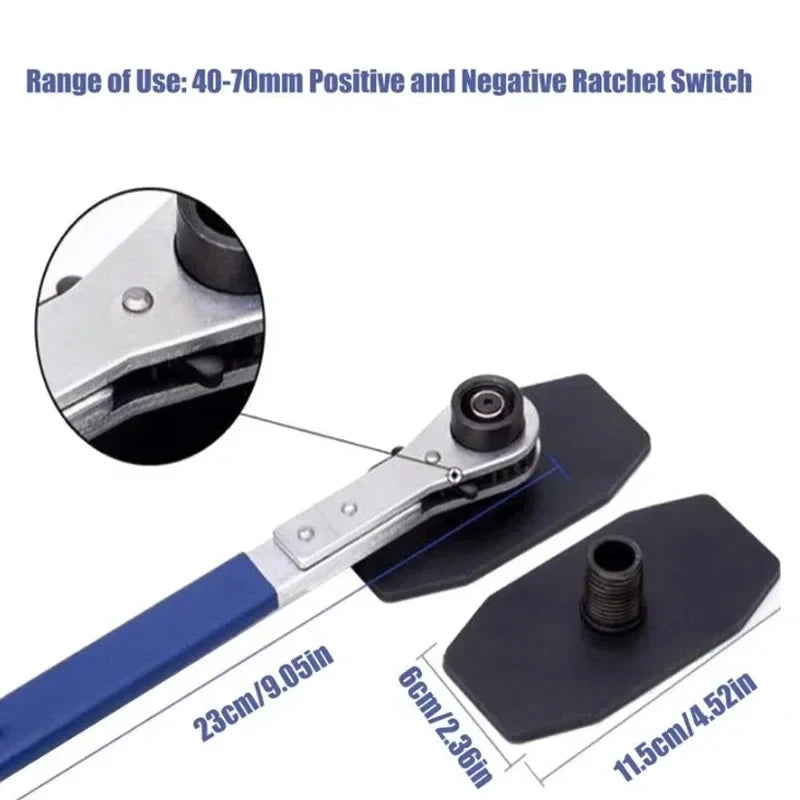 Stainless Steel Ratchet Brake Caliper Spreader Tool Car Piston Press Separator Disc Pad Repair Tool Kit