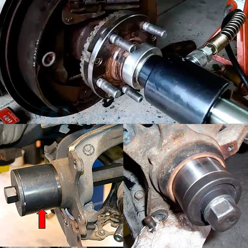 Wheel Bearing Press Kit for Front Wheel Drive Bearing Removal & Installation Puller Tool Set with Sliding Screws Bushings Sleeve