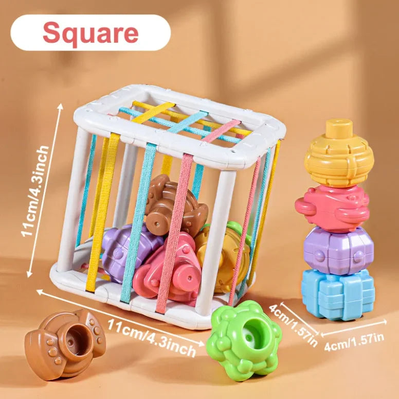 Bebé Montessori Aprendizaje Juguetes Educativos Bloques de Formas Coloridas Juego de Clasificación Para Niños Bebés Nacimiento Inny 0 12 Meses Regalos de Juguete