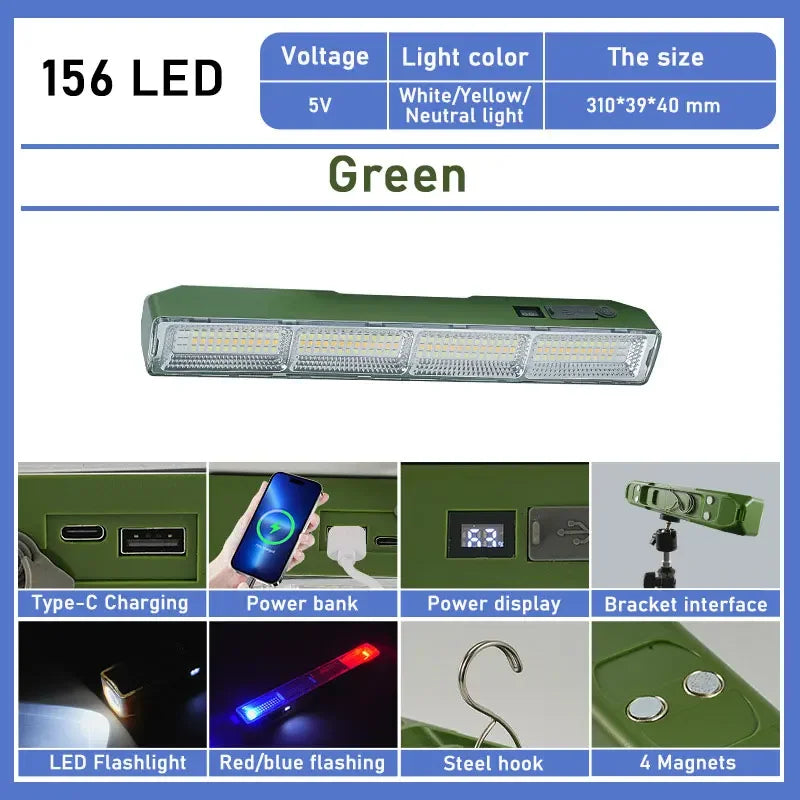 Magnetic LED Work Light - Rechargeable Under-Hood Lamp