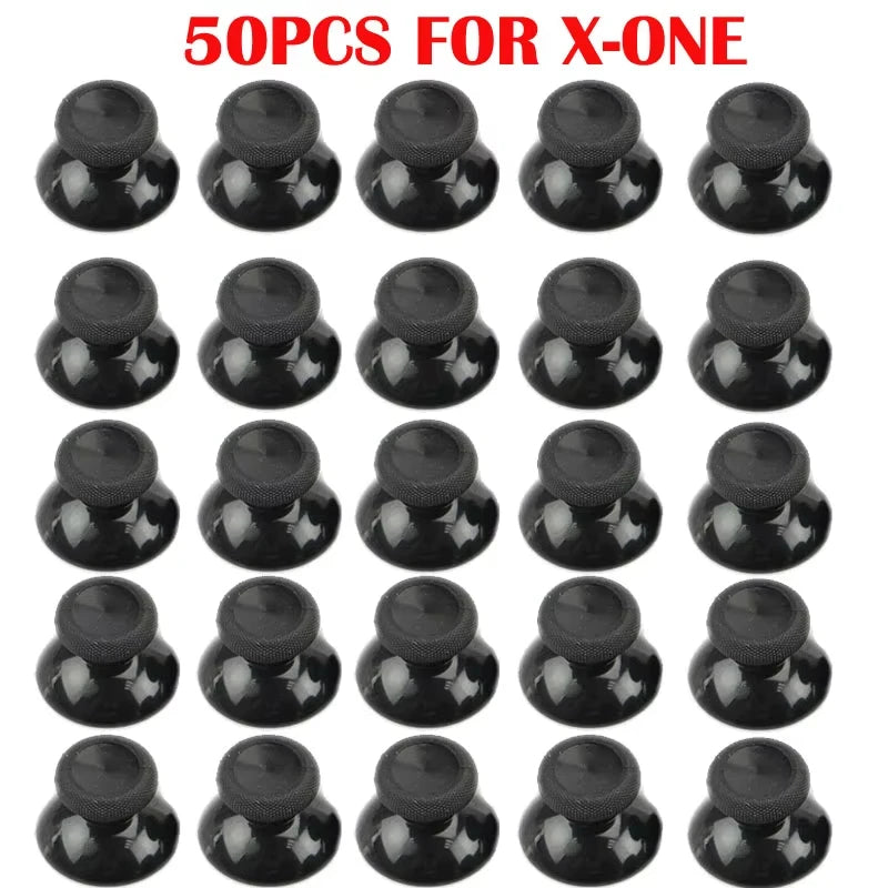 50 Pcs Replacement Controller Analog Thumbstick Thumb Stick Mushroom Grip Cap Cover for Ps4 Pro PS3 Ps5 Xbox One 360 Dropship