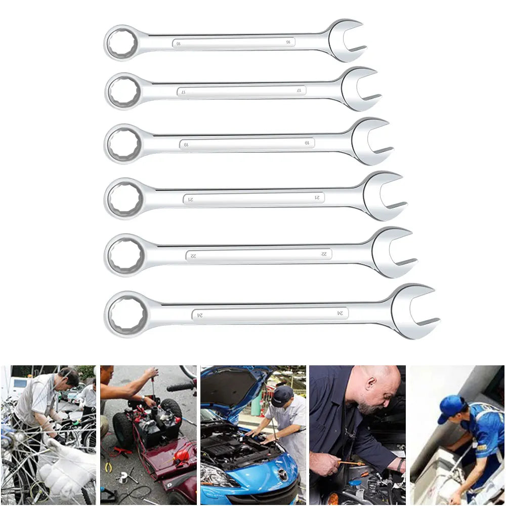 Multifunctional Wrench Set - 72-Tooth Ratchet Key Wrenches