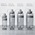 2 Liter Big Water Bottle with Straw 2L/1.5L/1L/0.6L Large Capacity School Gym Sports Drinking Bottles BPA Free Fitness