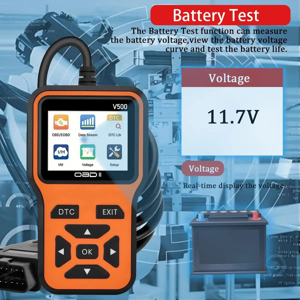 OBD2 Scanner - Car Diagnostic Code Reader Tool