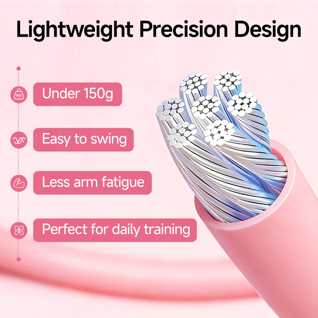 YUEDONG Speed Jump Rope for Kids & Students, Tangle-Free High Speed Skipping Rope with Dual Ball Bearings, Adjustable 2.4m/2.8m