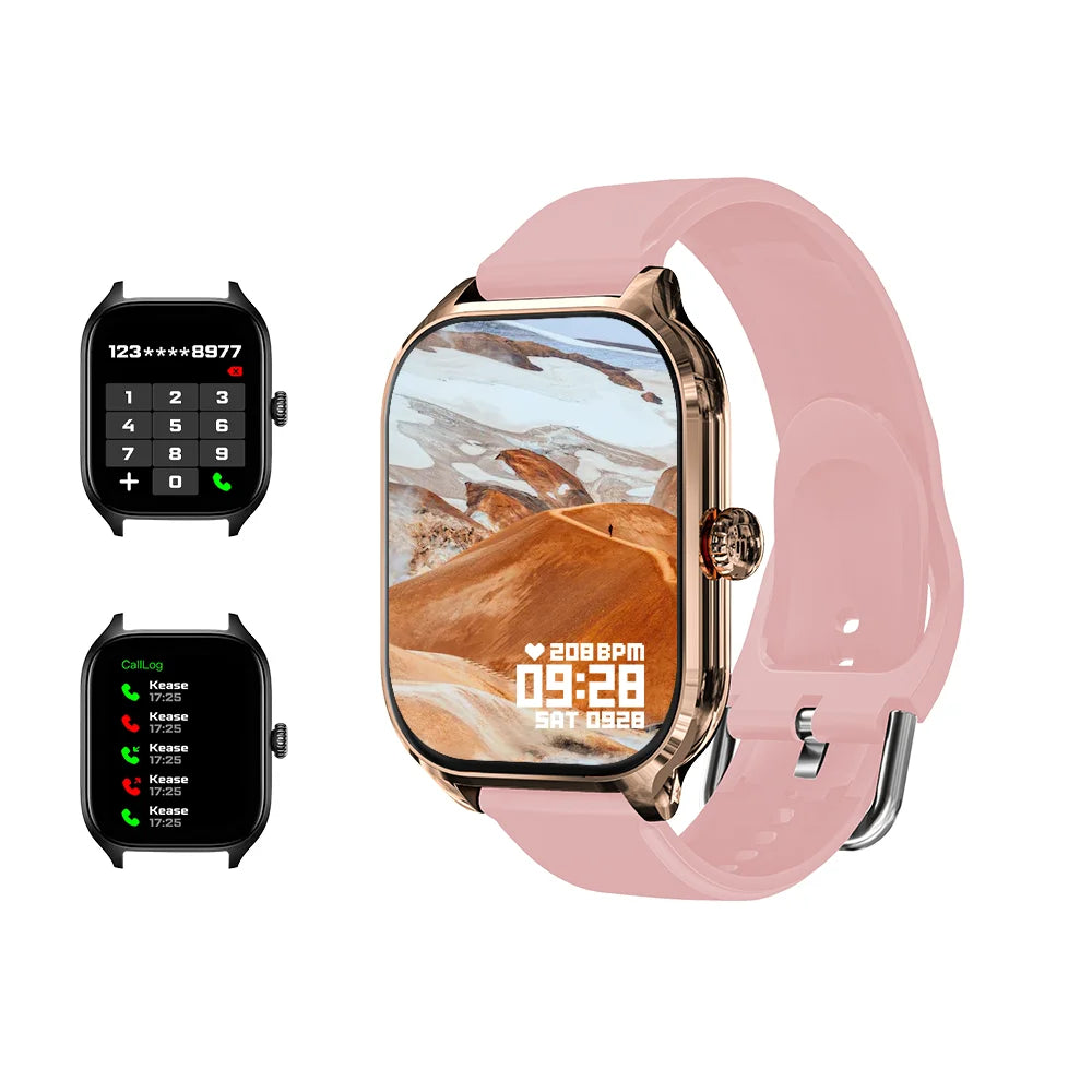 LAXASFIT Nuevo H9 Pro Max Smartwatch: Realiza/Responde Llamadas, Seguimiento de Calorías, Monitorización de Ritmo Cardíaco y Oximetría, Smartwatch Bluetooth