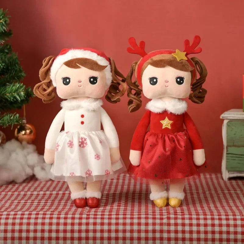 Halloween Metoo Angela Doll Pumpkin Girl Christmas Princess Plush Toy, For Kids Baby Christmas Gifts