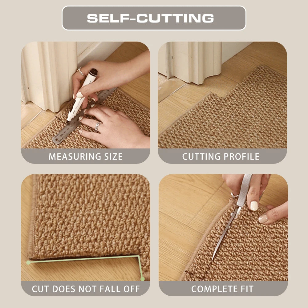 Door Mat Outside Entrance Welcome Mat Outdoor Indoor Entryway Rug Non-Slip Washable Doormat