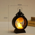 Halloween LED Viento Luz Nocturna Portátil Calabaza Fantasma Linterna Barra Adorno de Escritorio Accesorios de Decoración de Halloween Suministros de Fiesta Lámpara de Escritorio