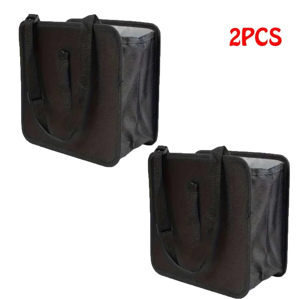 Car Hanging Trash Can Multipurpose Waterproof Backseat Organizer, Universal Vehicle Storage Bin for Snack Wrappers
