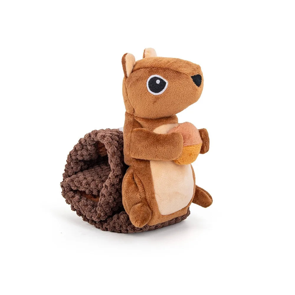 New Arrive Interactive Treat Dispenser Dog Toys Durable Squirrels Squeaky Snuffle Dog Puzzle Toy