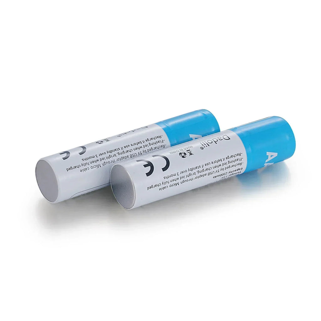 New USB AAA Rechargeable Batteries 1.5V 2300 mAh li-ion battery for remote control mouseElectric toy battery + Type-C Cable