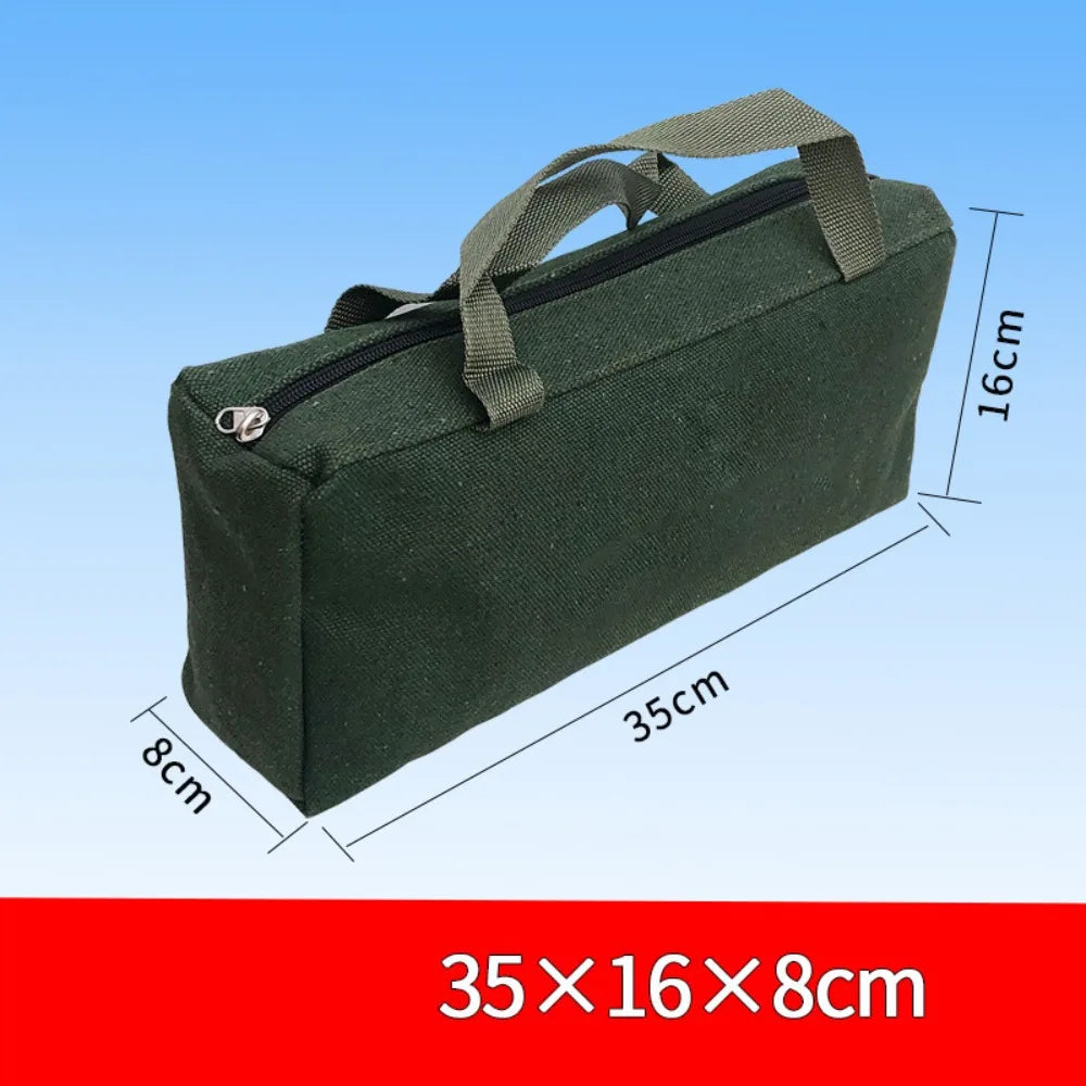 Thick Canvas Tool Storage Bag Handbag Portable Hardware Tool Organizer Large capacity Hand Tool Auto Repair Tool Kit
