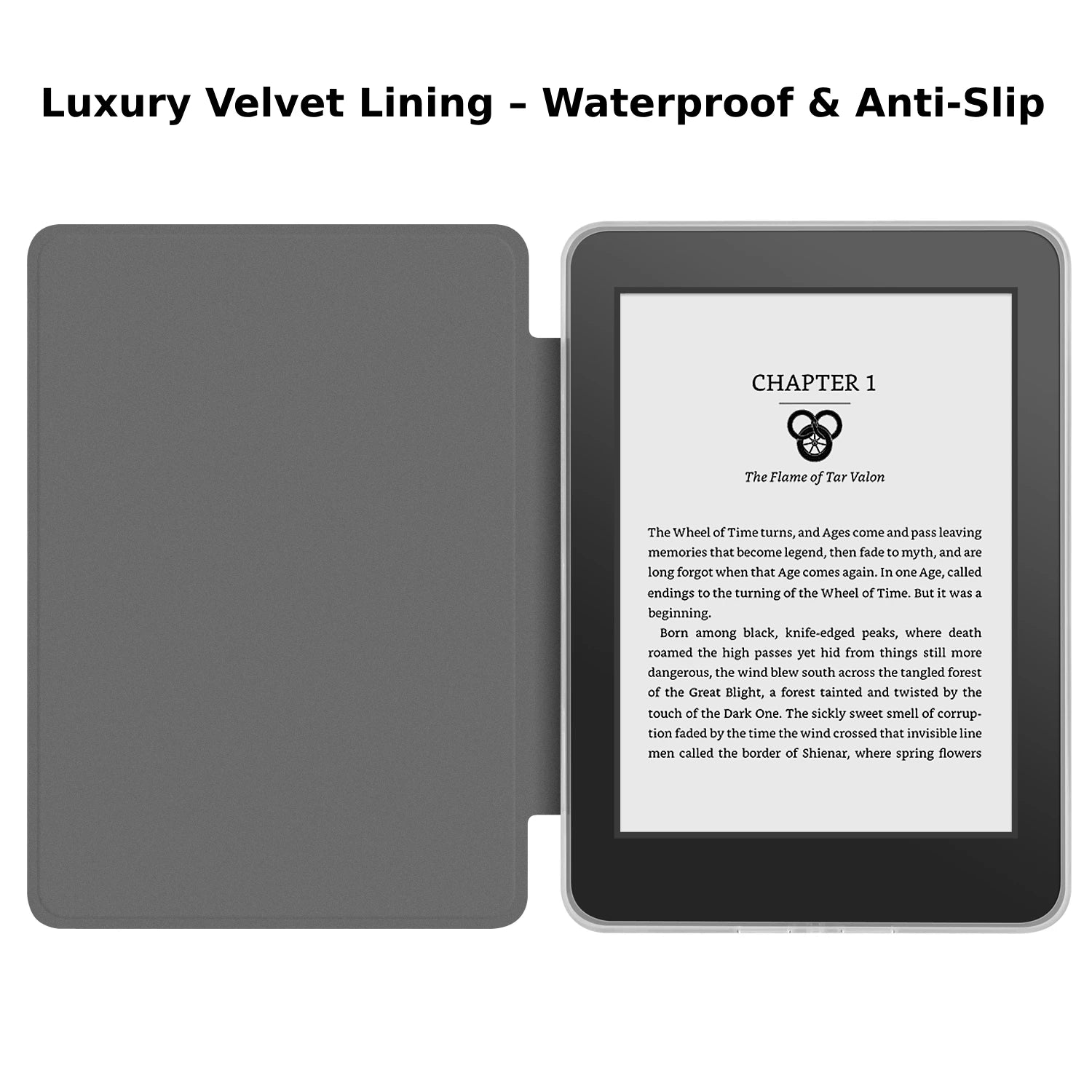 For Kindle 10th Gen Case 360° Rotatable 2-in-1 Detachable Acrylic Case Magnetic Stand 6'' 2019 J9G29R PU Leather Cover Funda