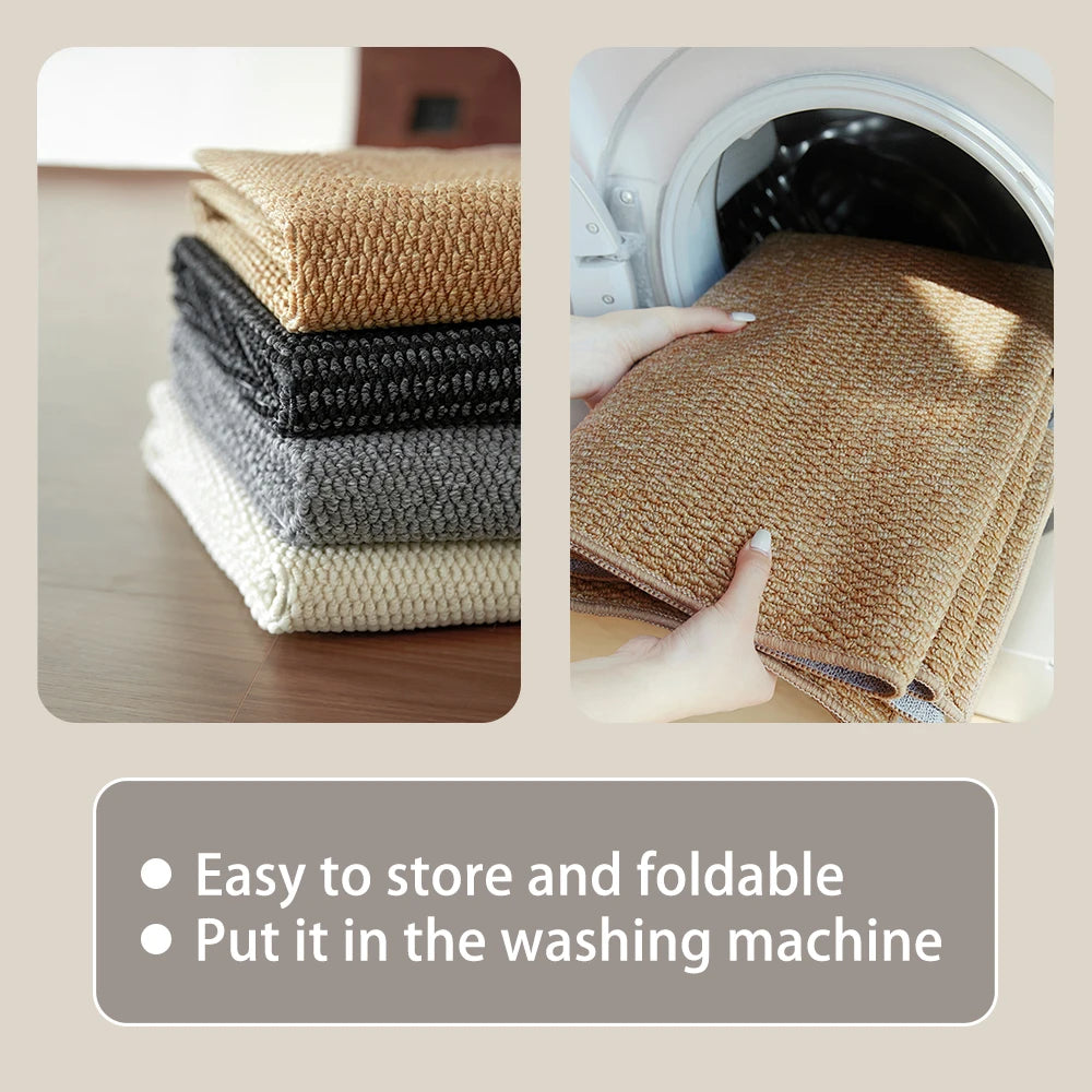 Door Mat Outside Entrance Welcome Mat Outdoor Indoor Entryway Rug Non-Slip Washable Doormat