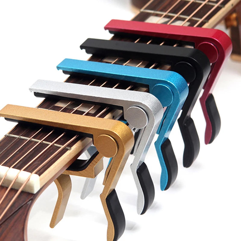 Guitar Accessories Kit Guitar Capo, Strings, Strap, End Pin, Silicone Pad, String Winder, for Acoustic Electric Guitar TMZ