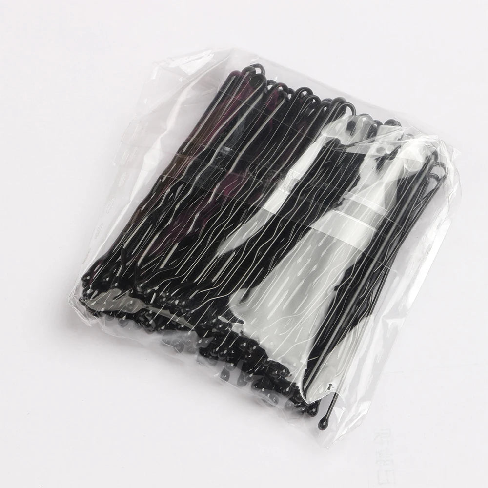 50 horquillas sólidas para mujer y niña, para cabello rizado u ondulado, pasadores para peinar, accesorios para el cabello de 5 cm