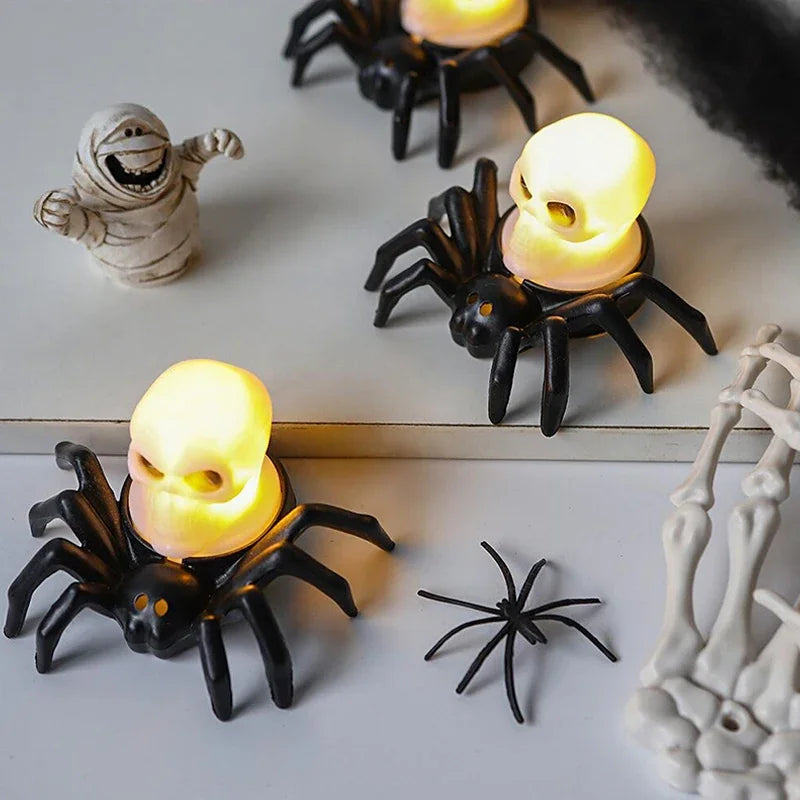 Halloween LED Light Hanging Ghost For Halloween Party Home Outdoor Indoor Decoration Spooky Lamp Bar Horror Props Decor Lights ﻿