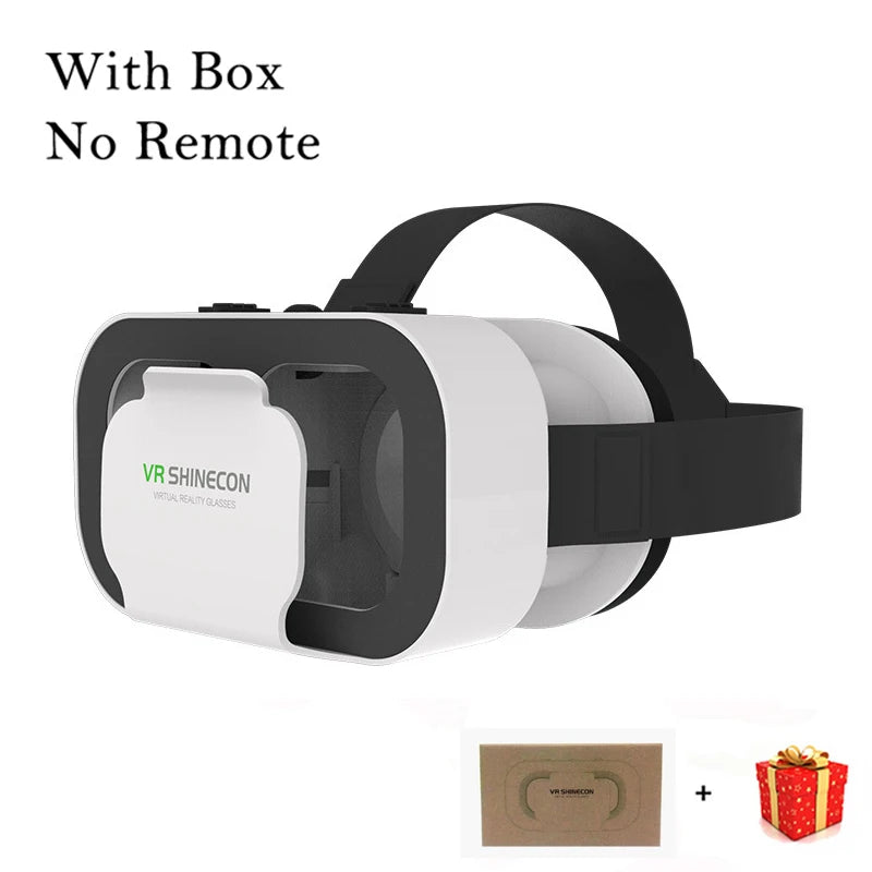 Shinecon 3D VR Glasses Virtual Reality Viar Goggles Headset Devices Smart Helmet Lenses For Cell Phone Mobile Smartphones Viewer