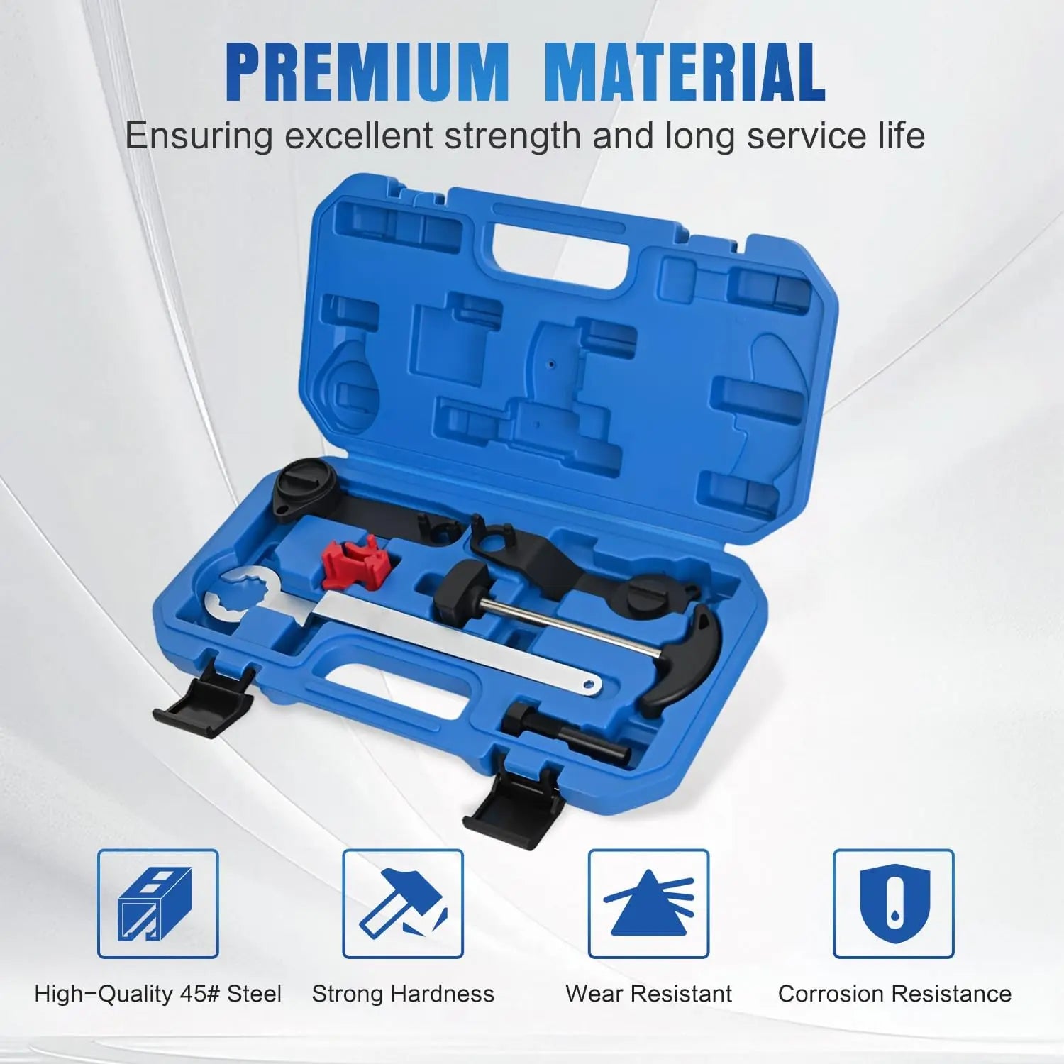 Nilight Engine Timing Tool Kit, 6PCS Camshaft and Crankshaft Timing Tool Set for VAG EA211 1.0L 1.2L 1.4L 1.6L FSI TSI TFSI, Timing Belt Tool Fit for VW Audi A3 Golf VII Jetta Skoda Octavia Seat Leon