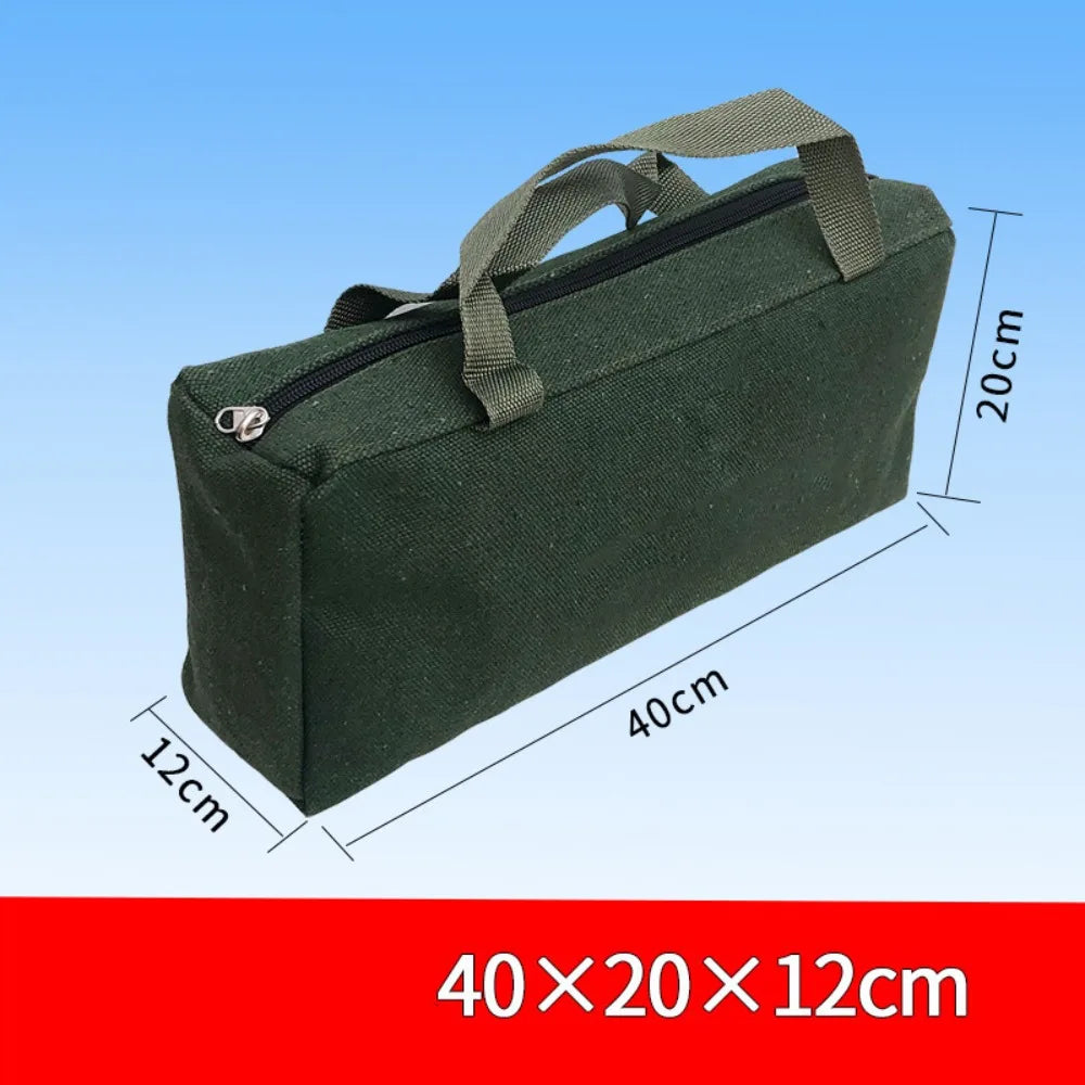 Thick Canvas Tool Storage Bag Handbag Portable Hardware Tool Organizer Large capacity Hand Tool Auto Repair Tool Kit