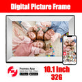 Frameo 10.1 Inch WiFi Digital Picture Frame 1280x800 HD IPS Touch Screen Digital Photo Frame Electronic 32GB Memory Auto-Rotate