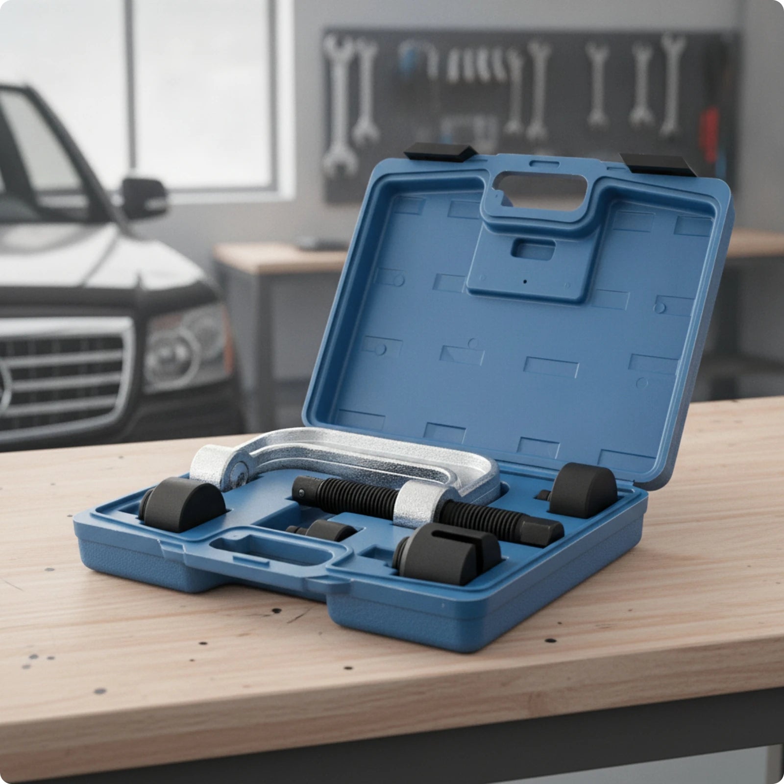 Ball Joint Press Tool Kit Manual Ball Joint Press Set Puller Professional-Grade Portable for Mechanics, Chassis Repair