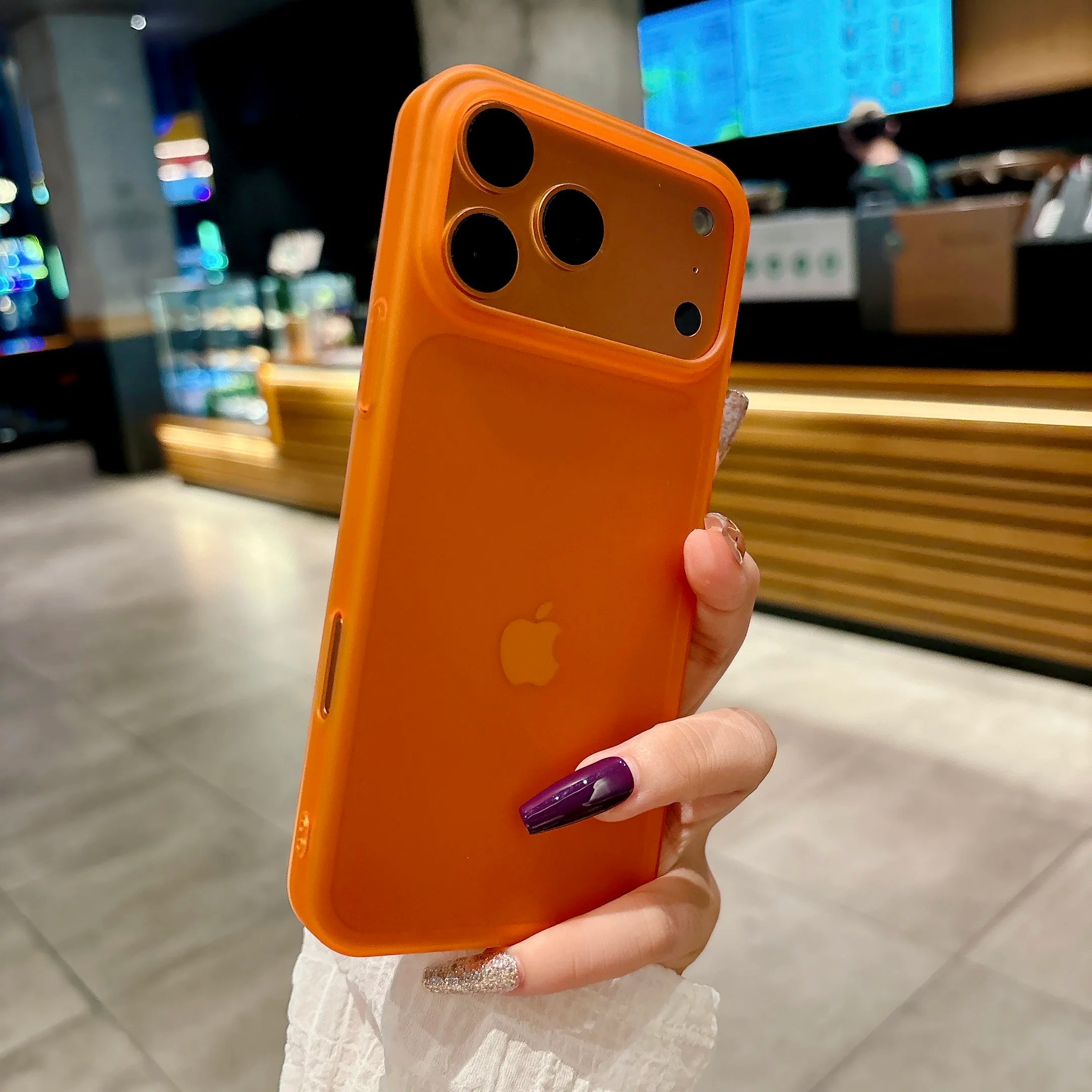 Ultra Thin Translucent Matte Shockproof Armor Phone Case For iPhone 17 17Pro 17Pro Max Frosted Protection PC Hard Cover Funda
