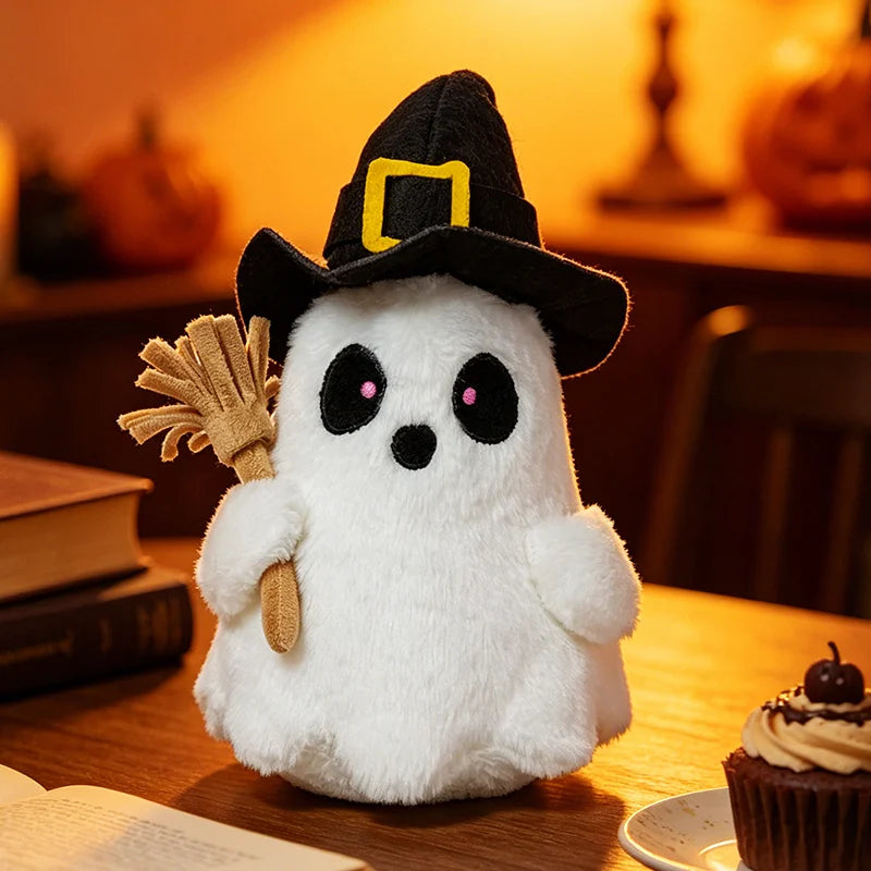 Juguete de peluche de Halloween, muñecos de fantasma, murciélago, calabaza y calavera de felpa suave, lindos peluches para niños, regalos de fiesta de Halloween y decoración del hogar
