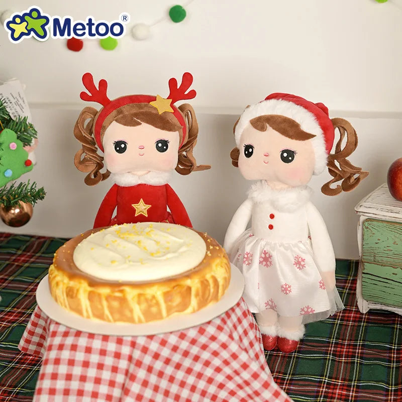 Halloween Metoo Angela Doll Pumpkin Girl Christmas Princess Plush Toy, For Kids Baby Christmas Gifts